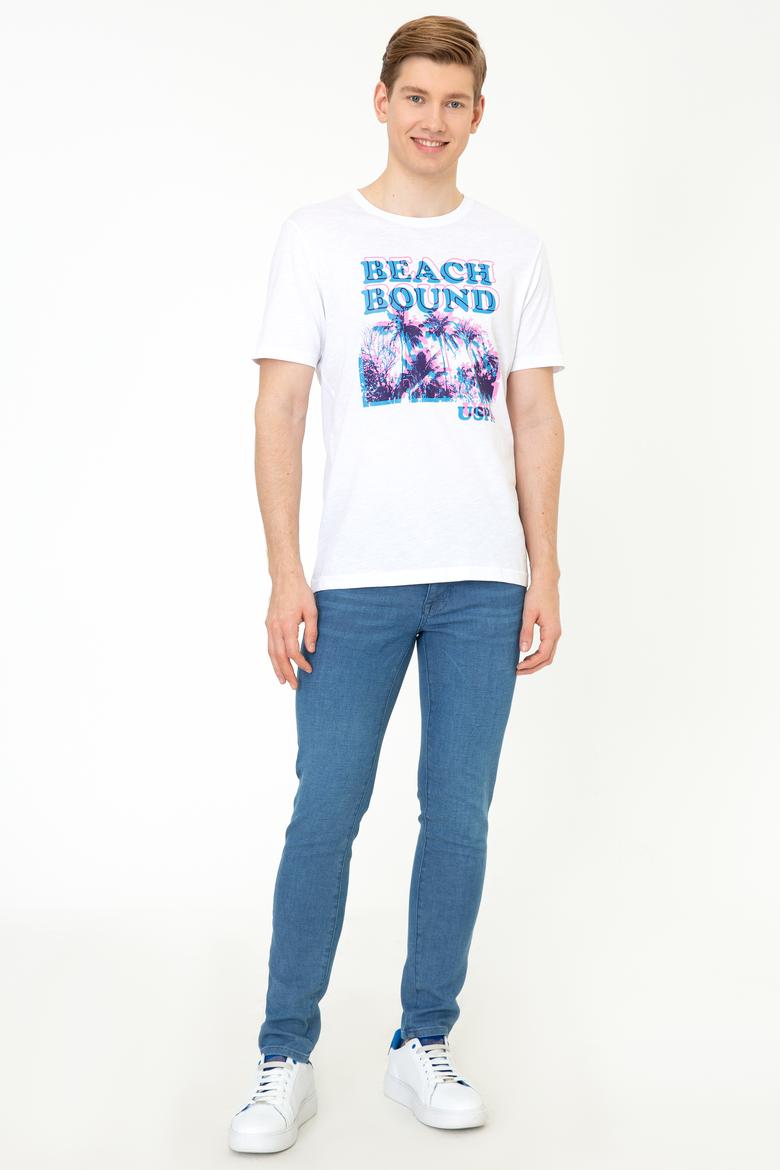 Erkek Beyaz Tişört - 50231985006