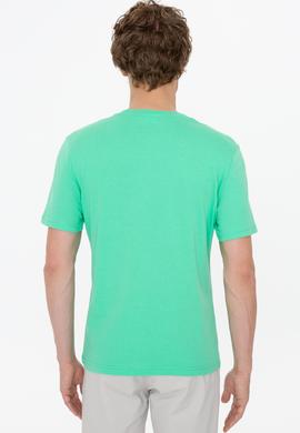 Erkek Yeşil Basic Tişört - 50232300147