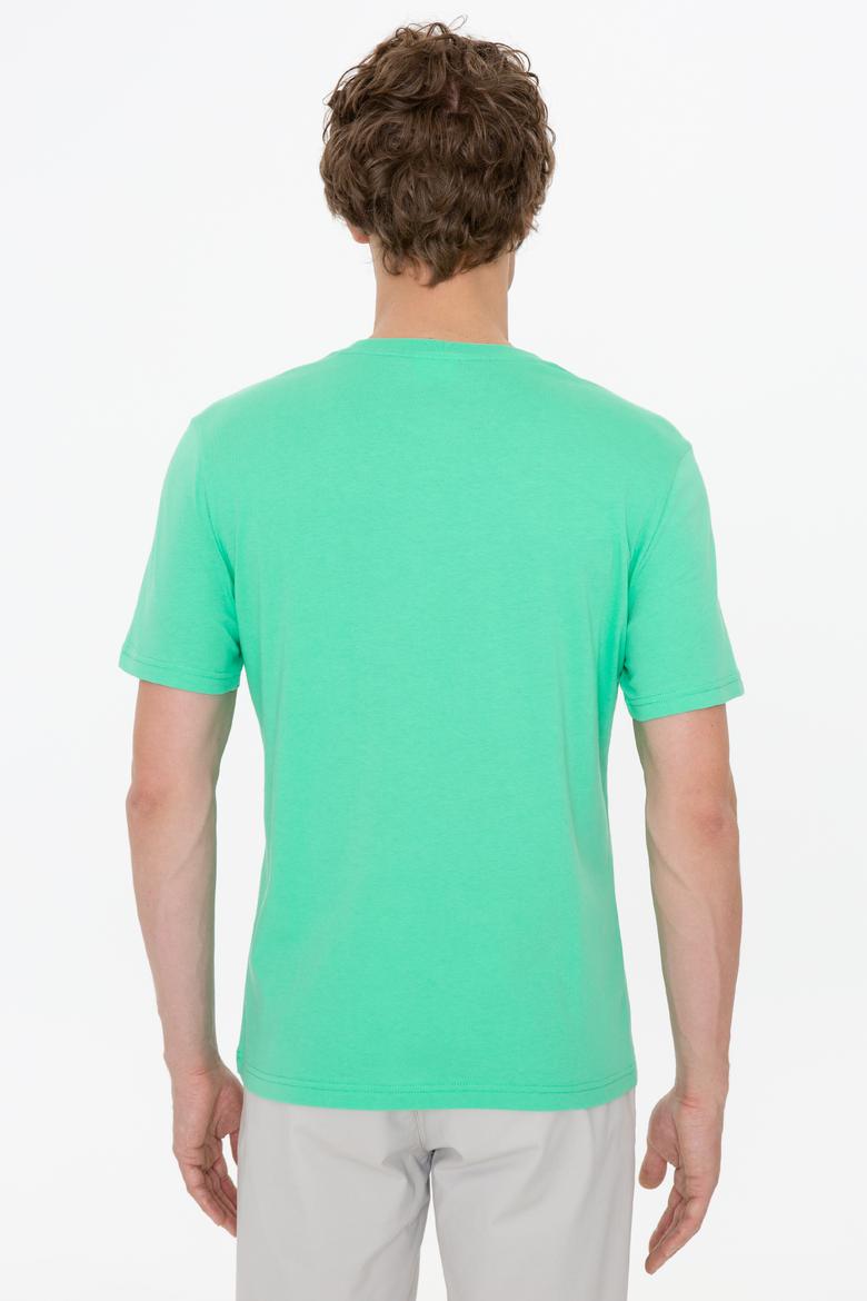 Erkek Yeşil Basic Tişört - 50232300147