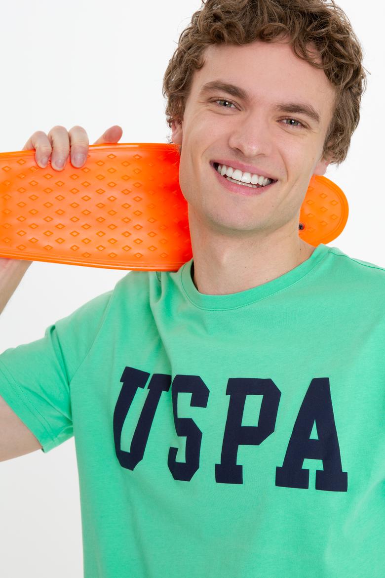 Erkek Yeşil Basic Tişört - 50232300147