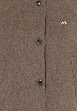 Kadın Kahverengi Kaşe Kaban - 50260822004