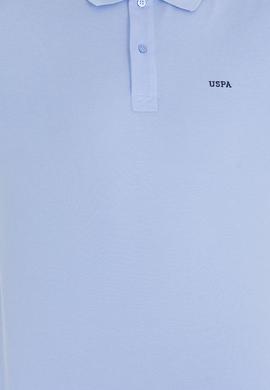 Erkek Mavi Basic Polo Yaka Tişört - 50264892096