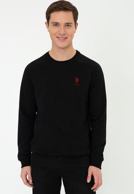 Erkek Siyah Basic Sweatshirt - 50240918028
