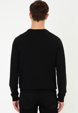 Erkek Siyah Basic Sweatshirt - 50240918028