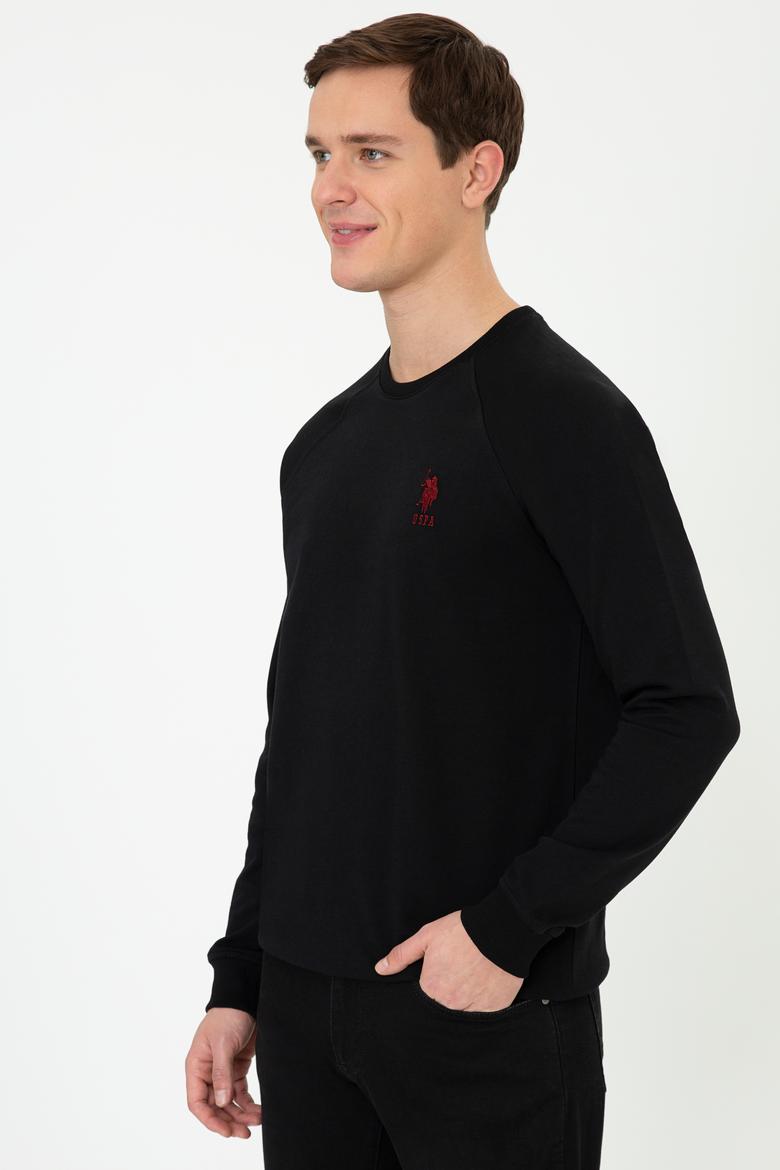 Erkek Siyah Basic Sweatshirt - 50240918028