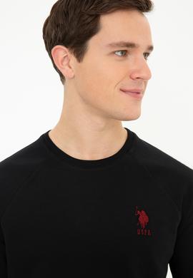 Erkek Siyah Basic Sweatshirt - 50240918028