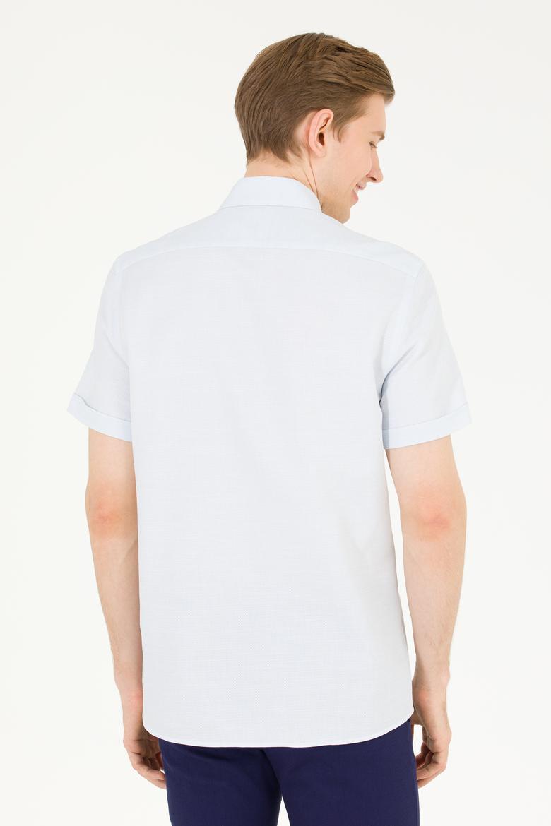 Erkek Açık Mavi Kısa Kollu Gömlek - 50263530040