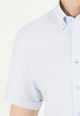 Erkek Açık Mavi Kısa Kollu Gömlek - 50263530040