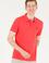 Erkek Kırmızı Basic Polo Yaka Tişört