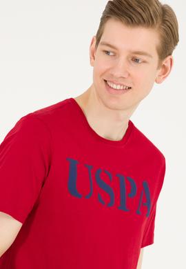 Erkek Bordo Basic Bisiklet Yaka Tişört - 50262976150