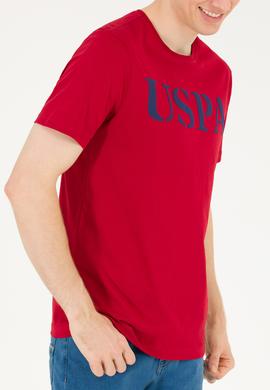 Erkek Bordo Basic Bisiklet Yaka Tişört - 50262976150