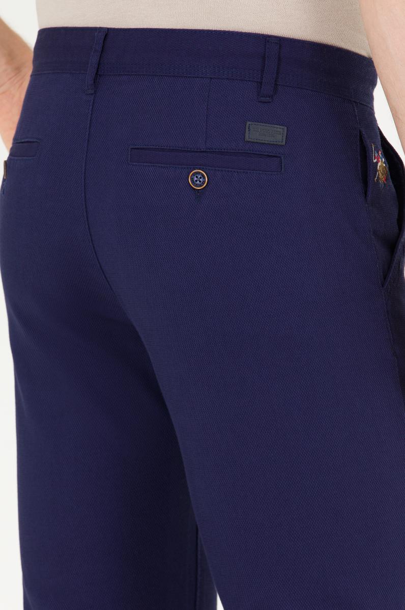 Erkek Lacivert Kanvas / Chino Pantolon