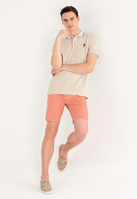 Erkek Taş Basic Polo Yaka Tişört - 50264906117