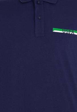 Erkek Lacivert Oversize Polo Yaka Tişört - 50265062007