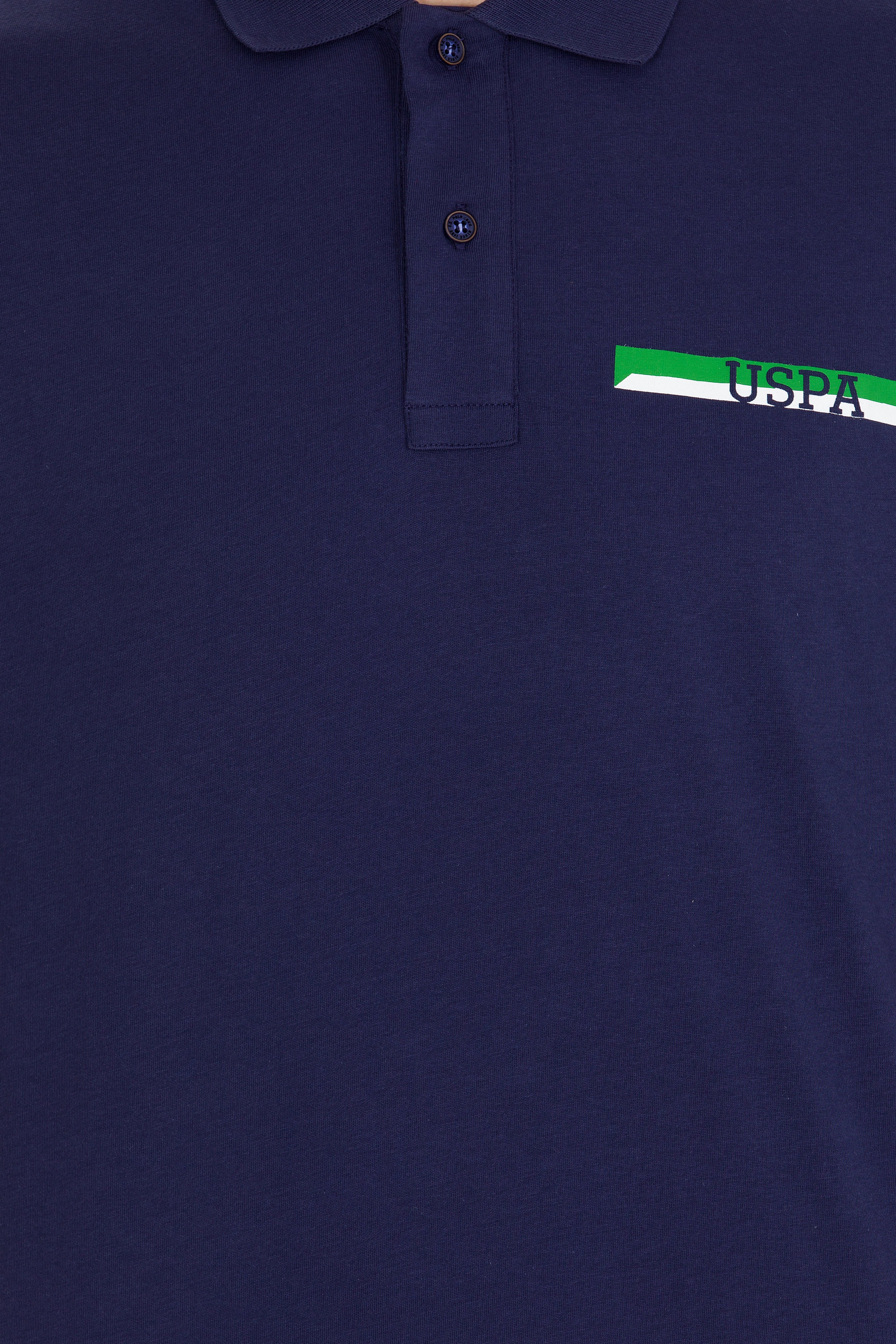 Erkek Lacivert Oversize Polo Yaka Tişört - Image 7