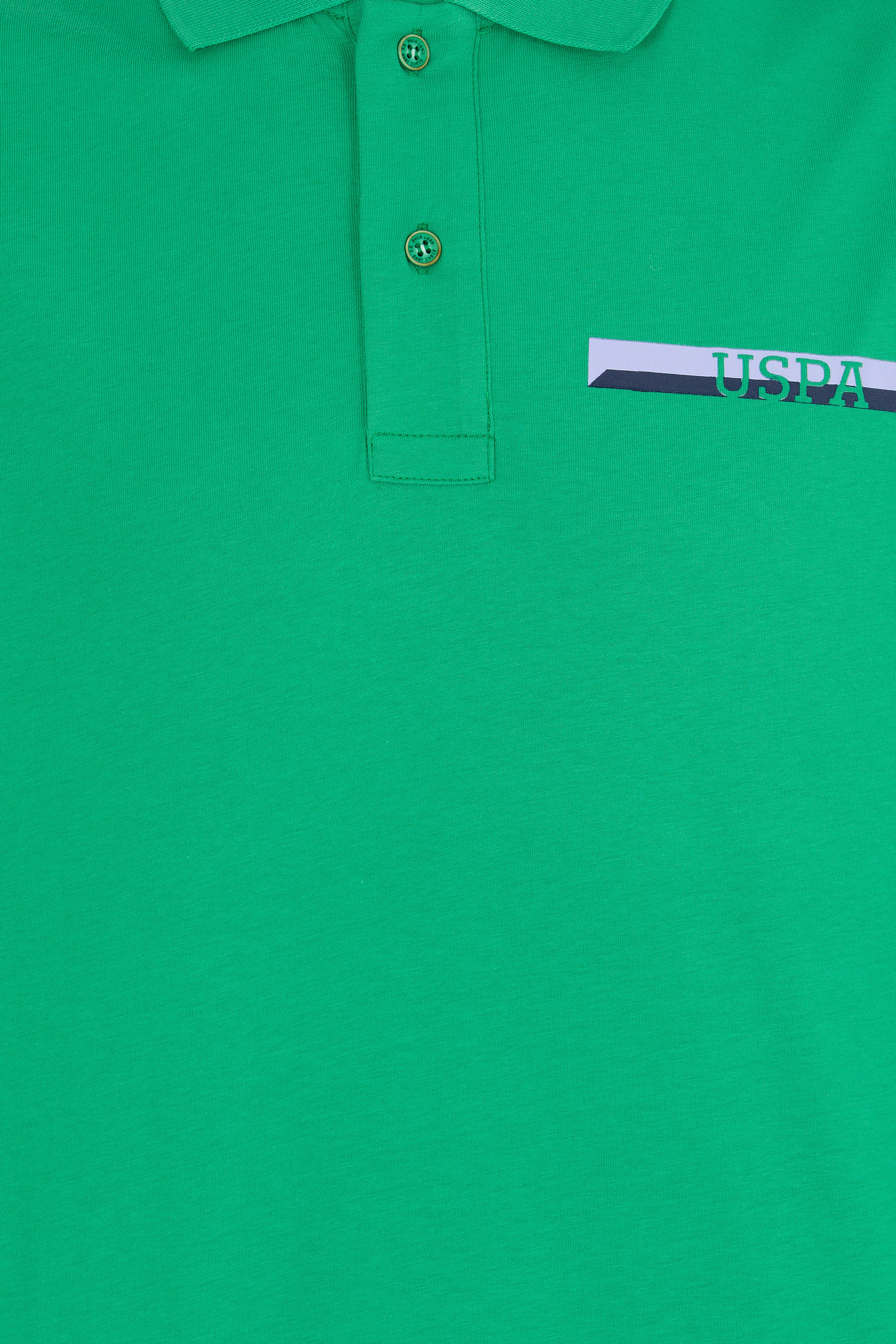 Erkek Yeşil Oversize Polo Yaka Tişört - Image 6