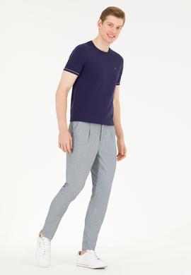 Erkek Lacivert Kanvas Pantolon - 50263819033