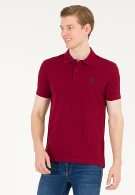 Erkek Plum Basic Polo Yaka Tişört - 50263238394