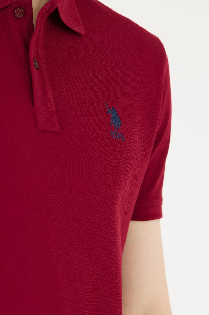 Erkek Plum Basic Polo Yaka Tişört