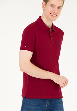 Erkek Plum Basic Polo Yaka Tişört - 50263238394