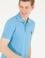 Erkek Turkuaz Basic Polo Yaka Tişört
