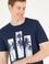 Erkek Lacivert Bisiklet Yaka Tişört