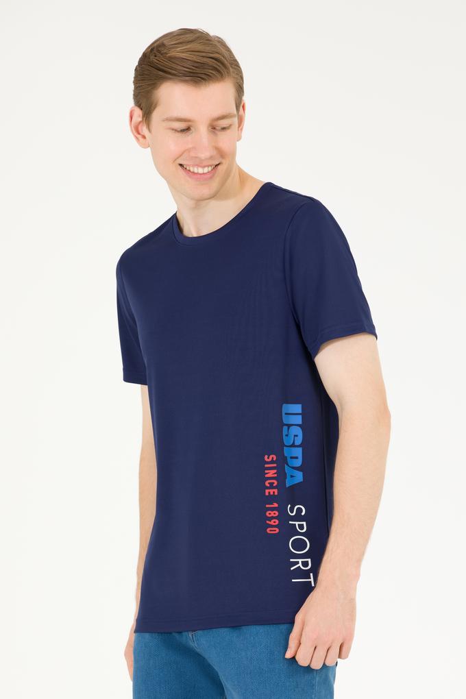 Erkek Lacivert Bisiklet Yaka Tişört