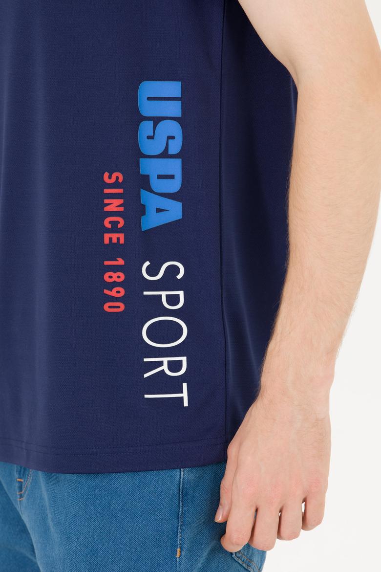 Erkek Lacivert Bisiklet Yaka Tişört - 50263562006