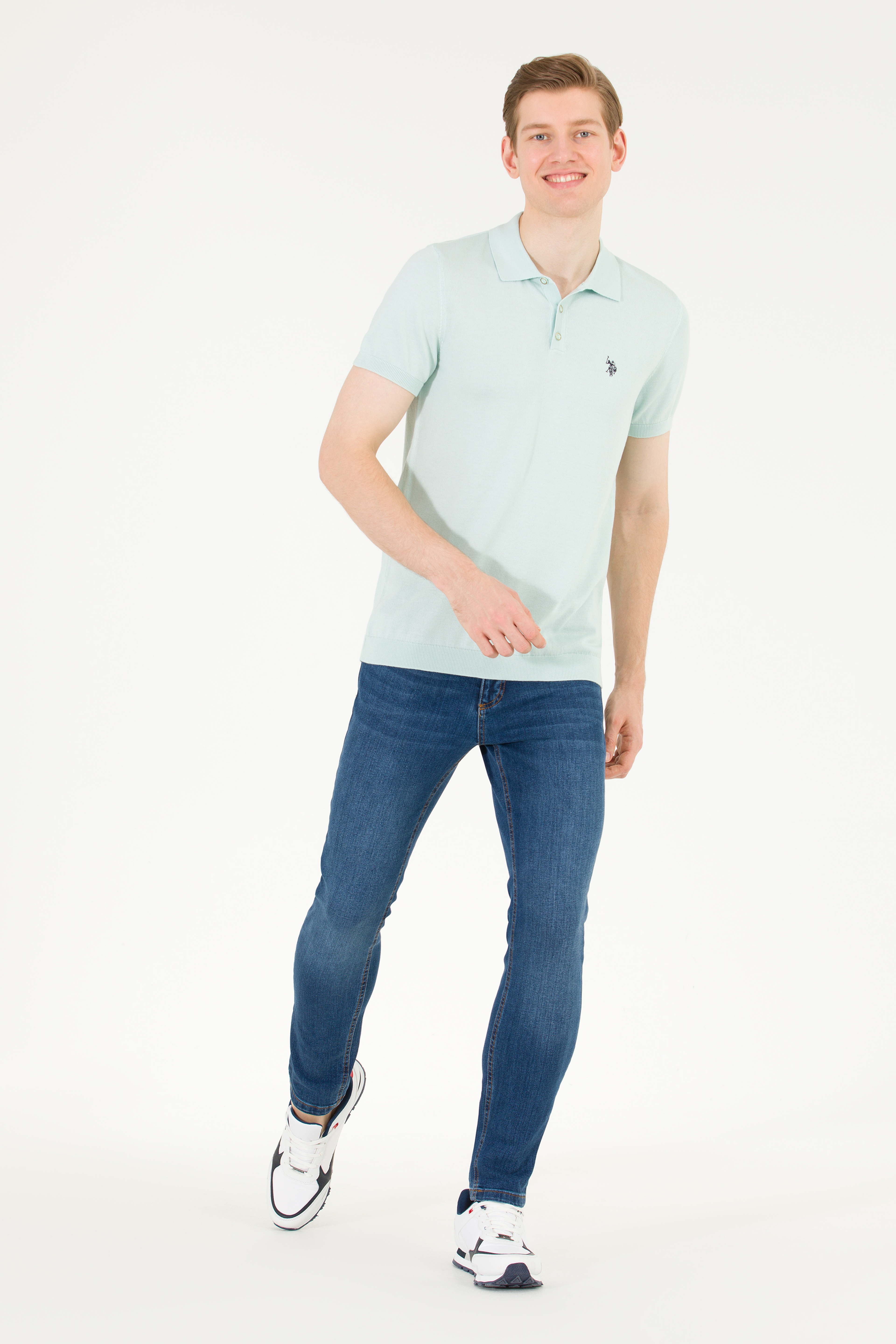 Erkek Nil Polo Yaka Triko Kazak - Image 4