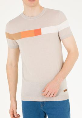 Erkek Taş Bisiklet Yaka Triko Kazak - 50262475035