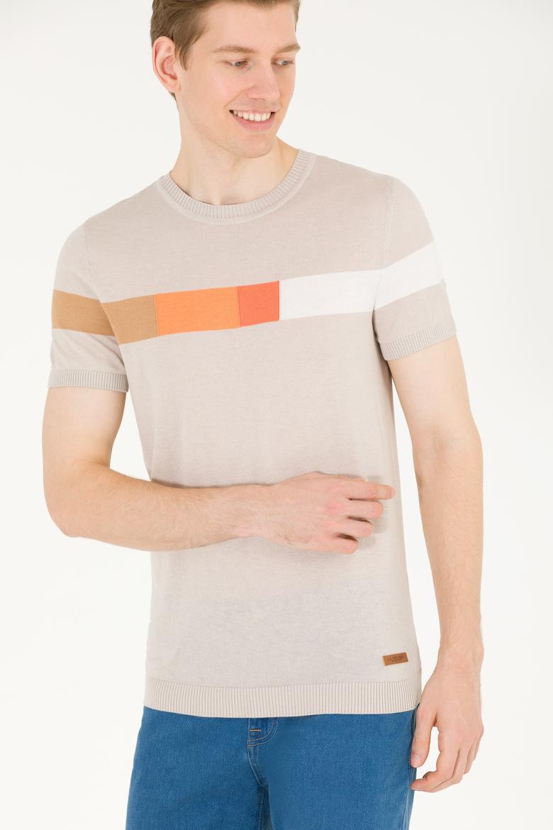 Erkek Taş Bisiklet Yaka Triko Kazak - 50262475035