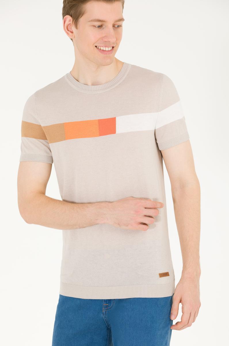 Erkek Taş Bisiklet Yaka Triko Kazak