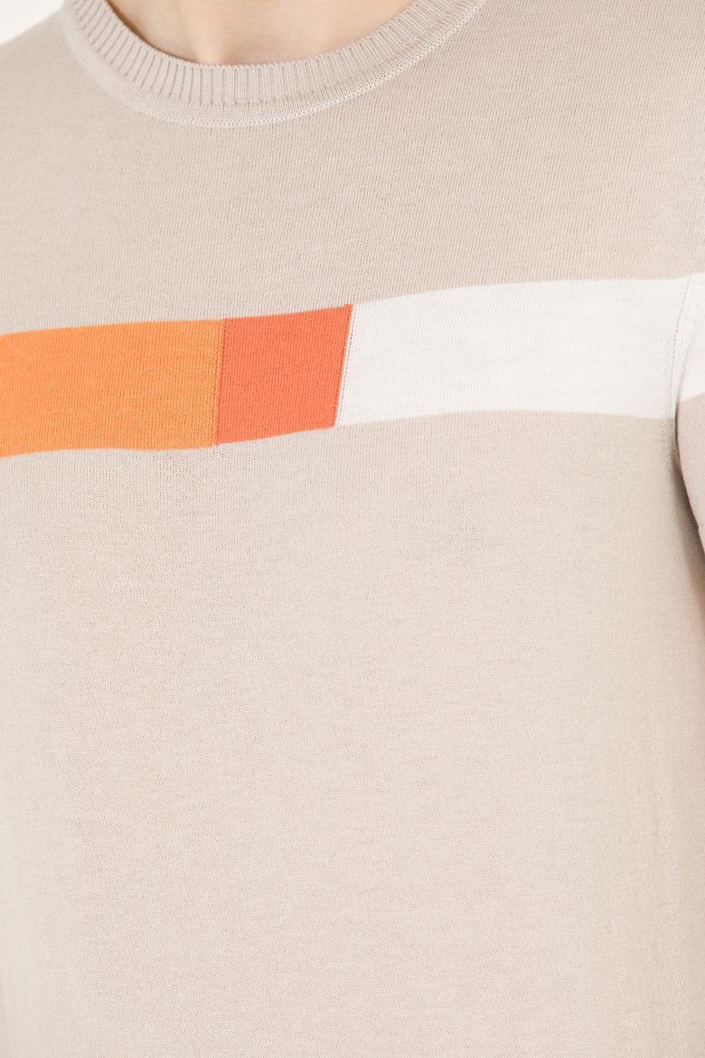 Erkek Taş Bisiklet Yaka Triko Kazak - 50262475035