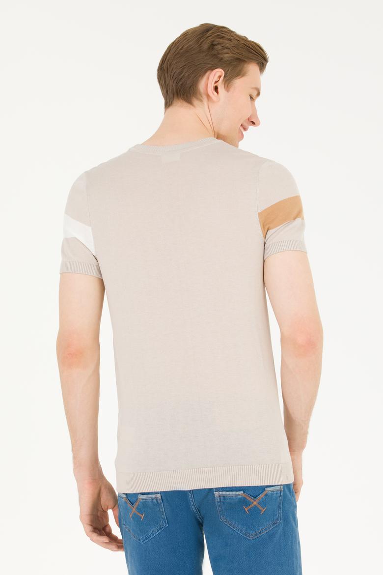 Erkek Taş Bisiklet Yaka Triko Kazak - 50262475035