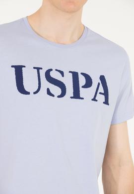 Erkek Mavi Basic Bisiklet Yaka Tişört - 50262976231