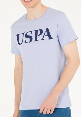 Erkek Mavi Basic Bisiklet Yaka Tişört - 50262976231