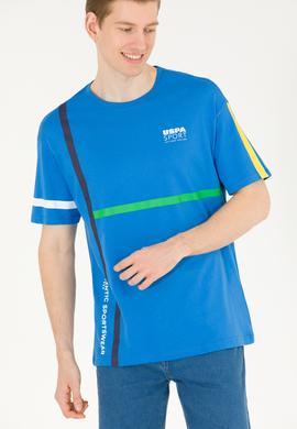 Erkek Saks Comfort Bisiklet Yaka Tişört - 50263276021