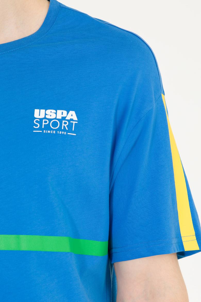 Erkek Saks Comfort Bisiklet Yaka Tişört - 50263276021