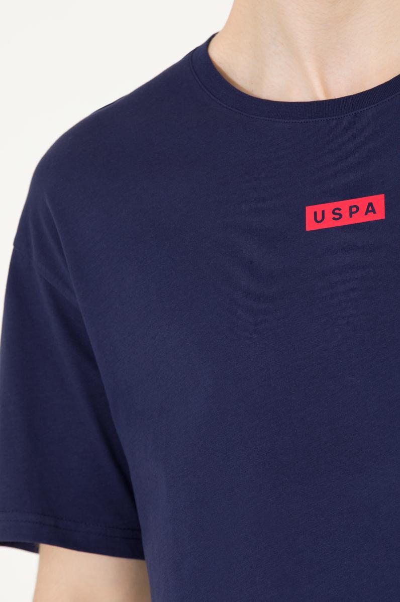 Erkek Lacivert Comfort Bisiklet Yaka Tişört