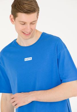 Erkek Saks Comfort Bisiklet Yaka Tişört - 50263285031