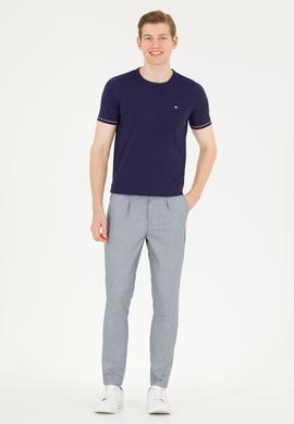 Erkek Lacivert Kanvas Pantolon - 50263819033