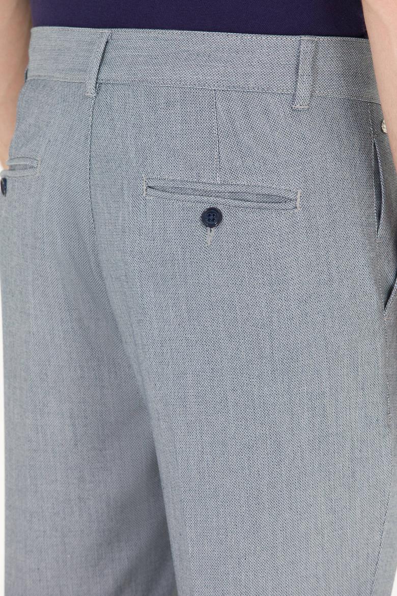 Erkek Lacivert Kanvas Pantolon - 50263819033