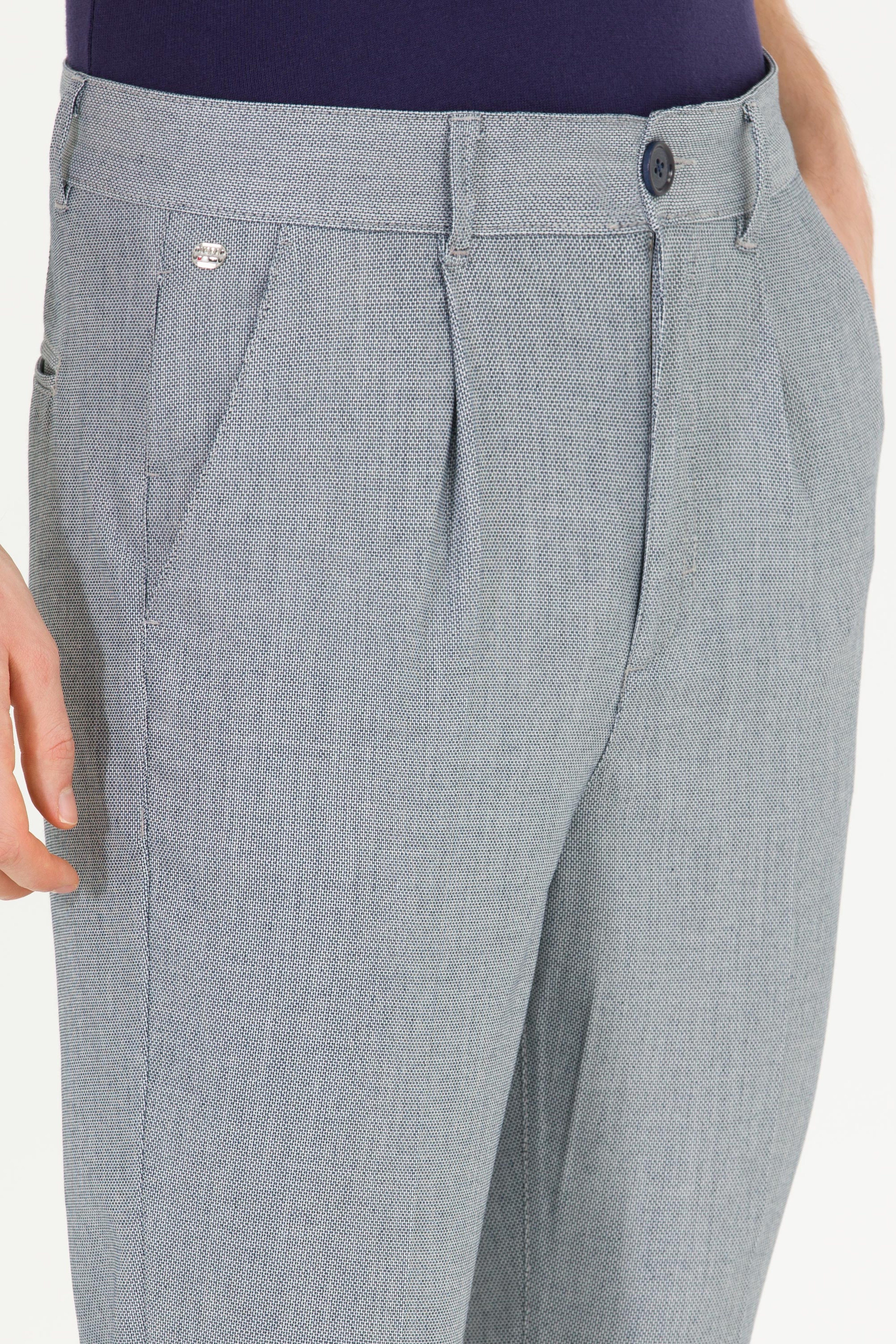 Erkek Carrot Fit Lacivert Kanvas Pantolon - Image 6