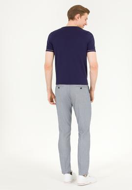 Erkek Lacivert Kanvas Pantolon - 50263819033