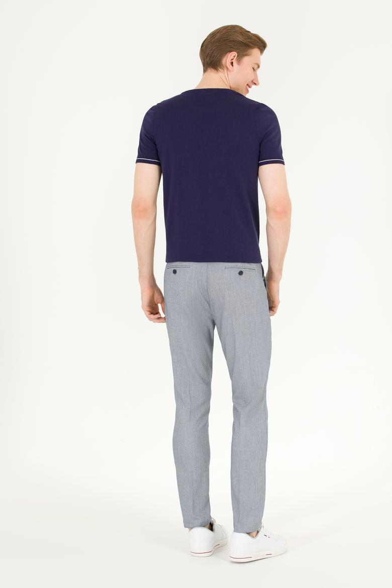 Erkek Lacivert Kanvas Pantolon - 50263819033