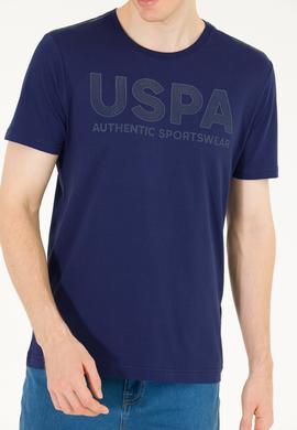 Erkek Lacivert Bisiklet Yaka Tişört - 50269180020