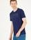 Erkek Lacivert Bisiklet Yaka Tişört