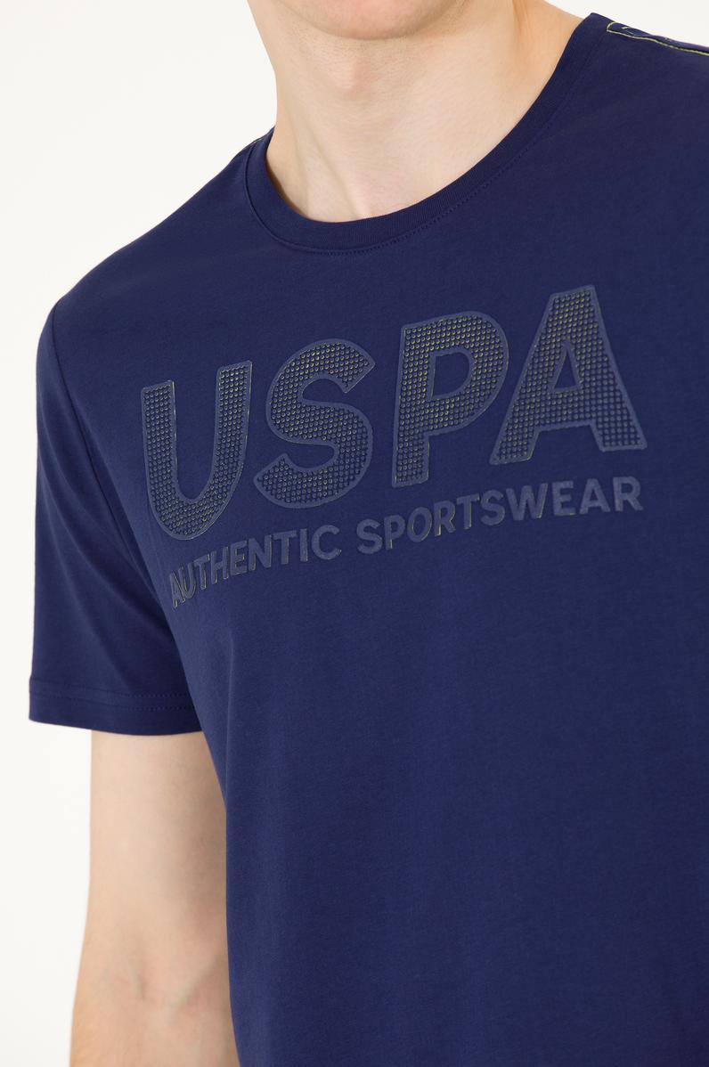 Erkek Lacivert Bisiklet Yaka Tişört