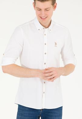 Erkek Beyaz Uzun Kollu Gömlek - 50269860010