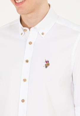 Erkek Beyaz Uzun Kollu Gömlek - 50269871010